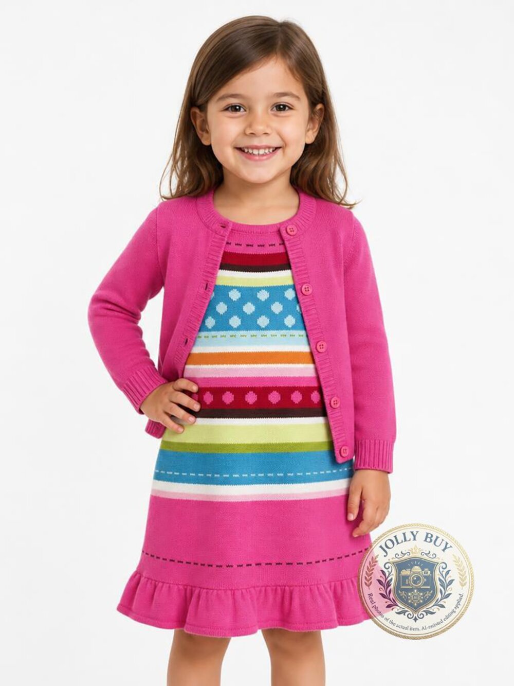 Gymboree Baby Girl’s Dress Sleeveless A-Line Cotton Knit Outfit Size 4T NEW - Picture 2 of 6